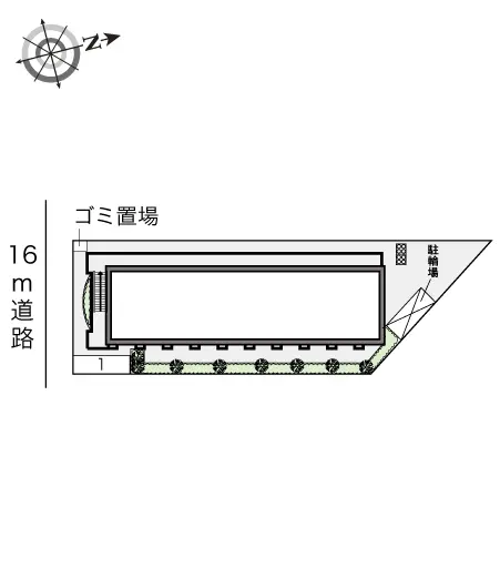 京都市右京区梅津石灘町 月極駐車場